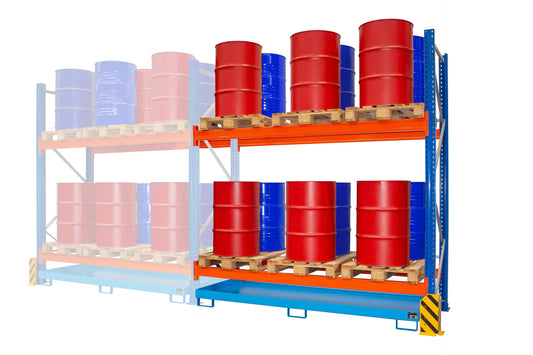 BAUER SÜDLOHN Umweltregal UR-A 2700, lackiert, Lichtblau