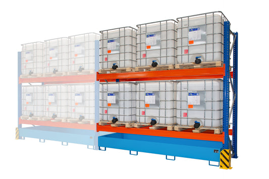 BAUER SÜDLOHN Umweltregal UR-A 3300, lackiert, Lichtblau