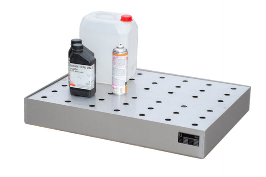 BAUER SÜDLOHN Kleingebindewanne für Paletten KGW-P 2/M V4A, Edelstahl 1.4571-B