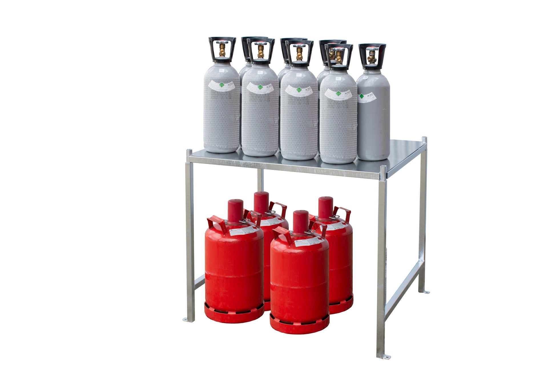 BAUER SÜDLOHN Gasflaschengestell GFG-2, verzinkt-E