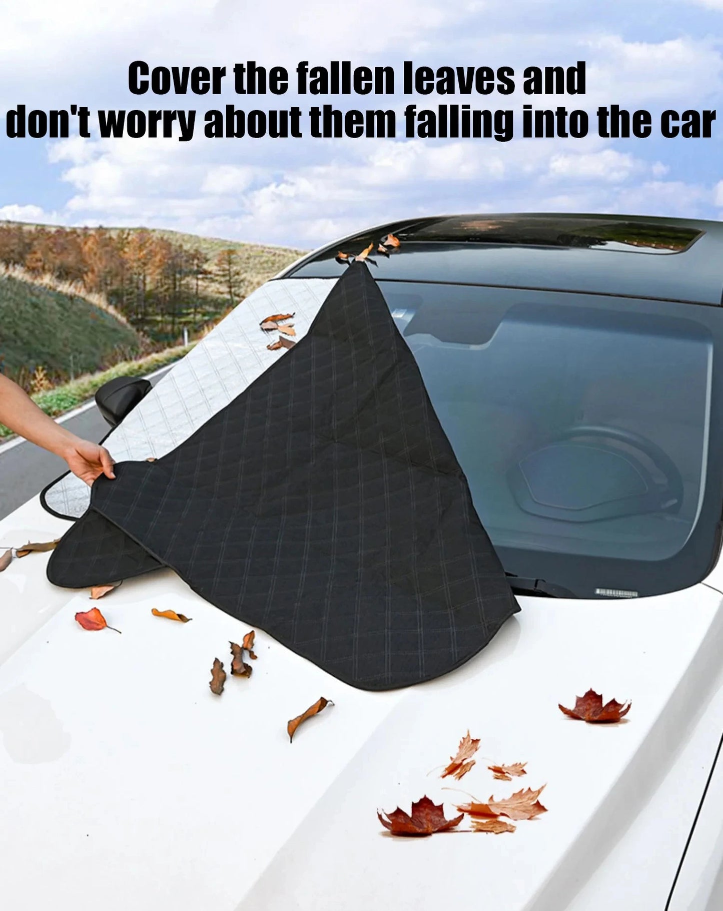 Car Front Window Cover Auto Sun Cover Car Windshield Shade Dust Protector Anti Snow Frost Ice Shield Car Windscreen Cover