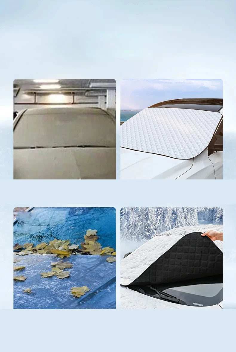 Car Front Window Cover Auto Sun Cover Car Windshield Shade Dust Protector Anti Snow Frost Ice Shield Car Windscreen Cover
