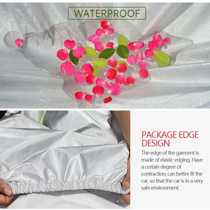 Full Car Cover Indoor Outdoor Car Protective Cover Sun Shade Dustproof Anti UV Protection Cover Universal for Sedan SUV