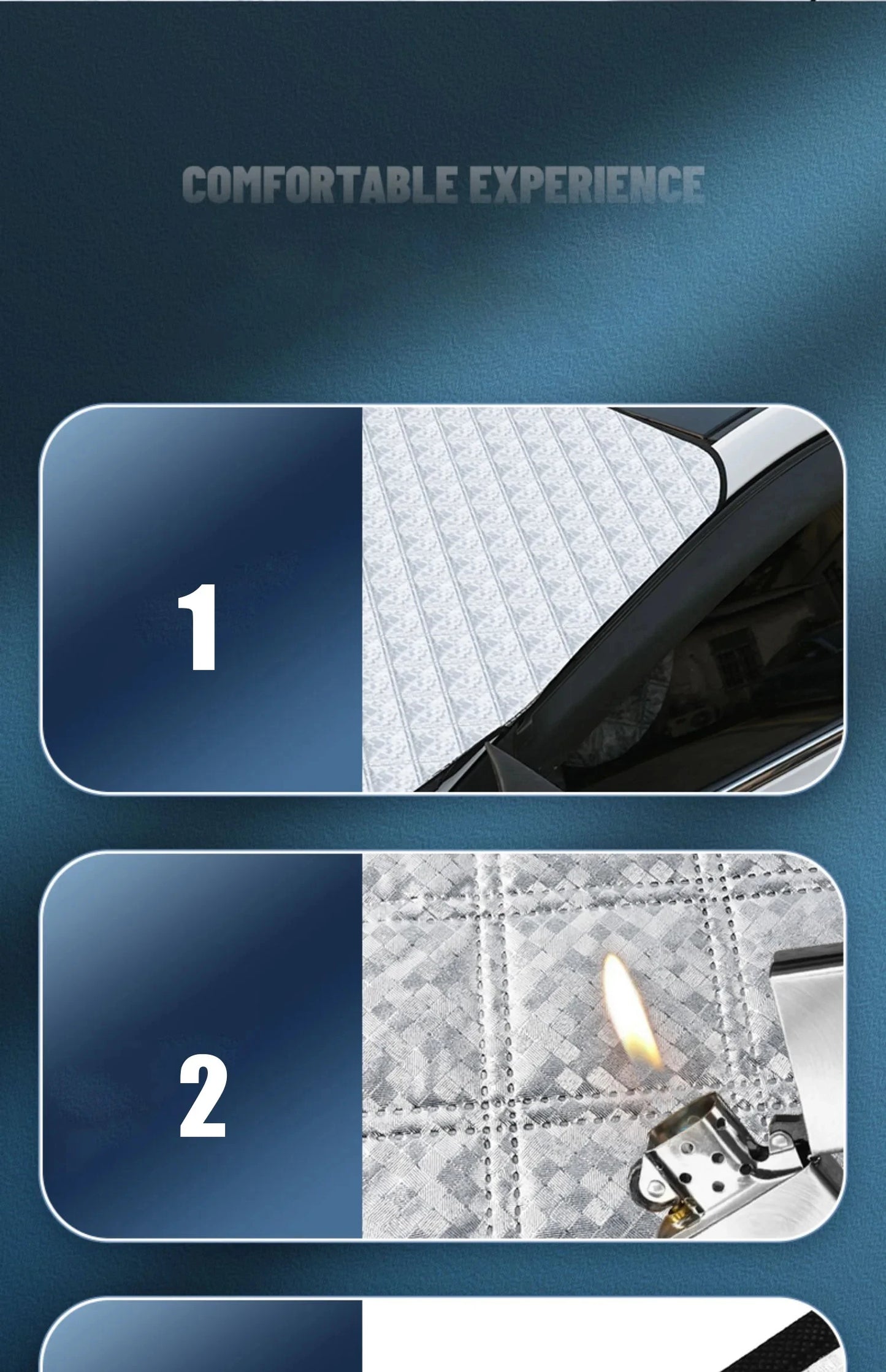 Car Front Window Cover Auto Sun Cover Car Windshield Shade Dust Protector Anti Snow Frost Ice Shield Car Windscreen Cover