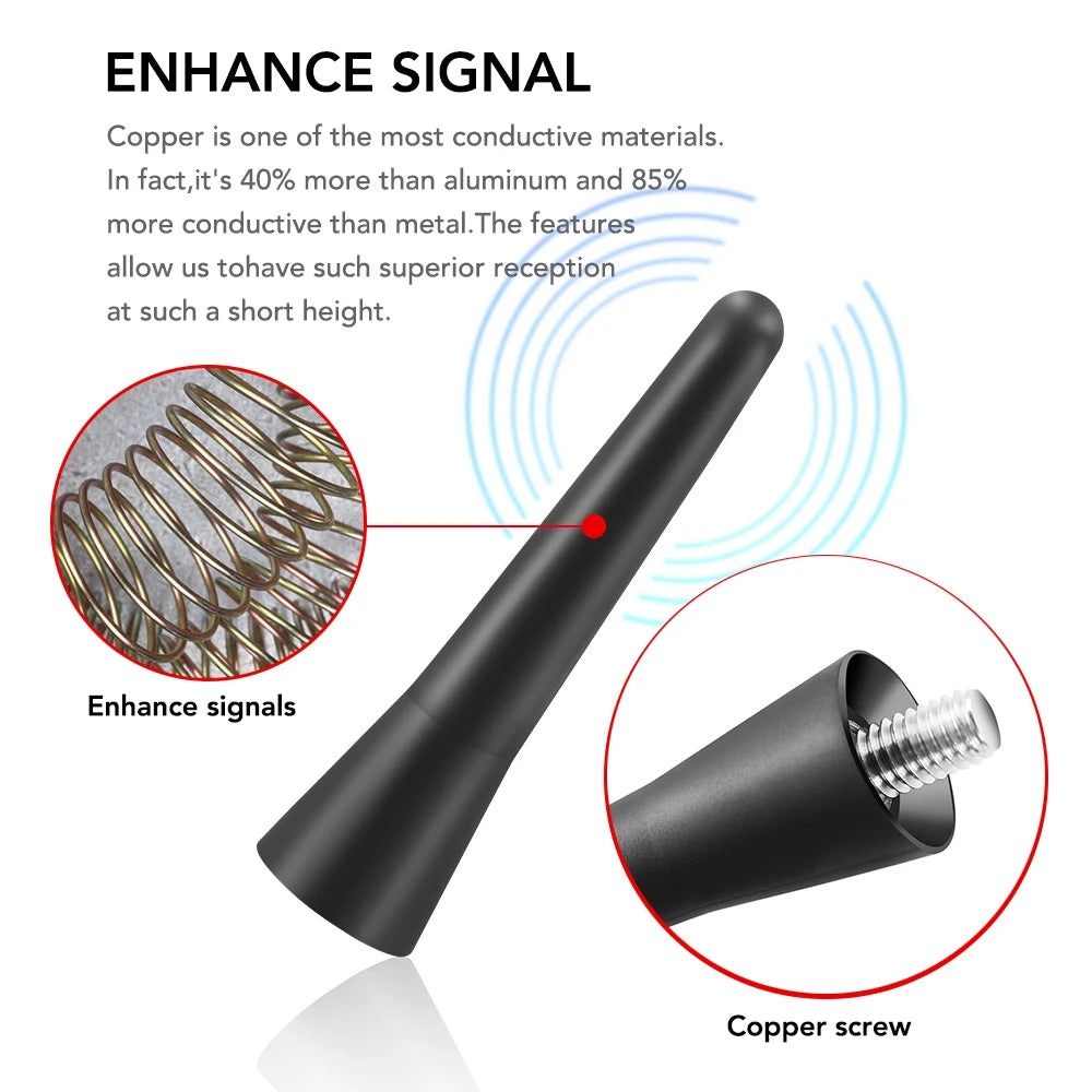 Kurze Autoantenne 6,5 cm