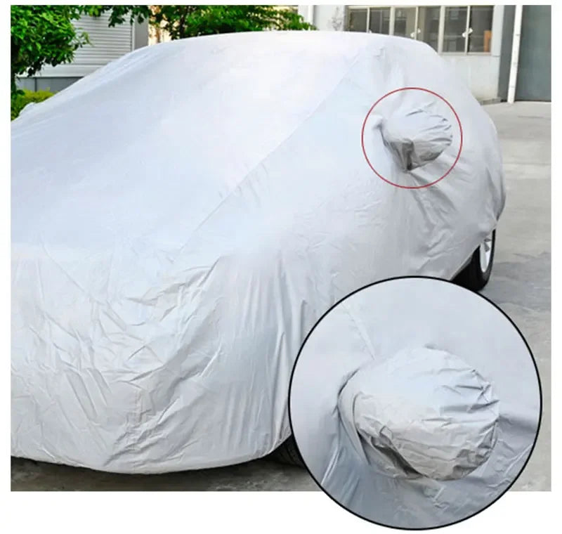 Full Car Cover Indoor Outdoor Car Protective Cover Sun Shade Dustproof Anti UV Protection Cover Universal for Sedan SUV