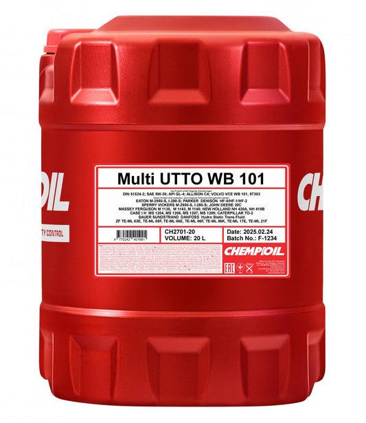 chempioil-multi-utto-wb-101-20l-front
