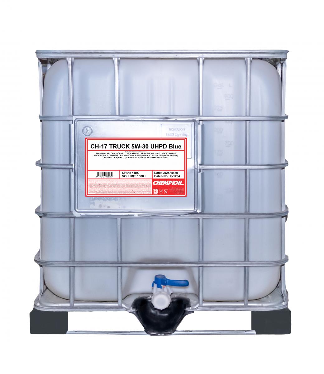 chempioil-17-truck-uhpd-5w-30-blue-ibc-front