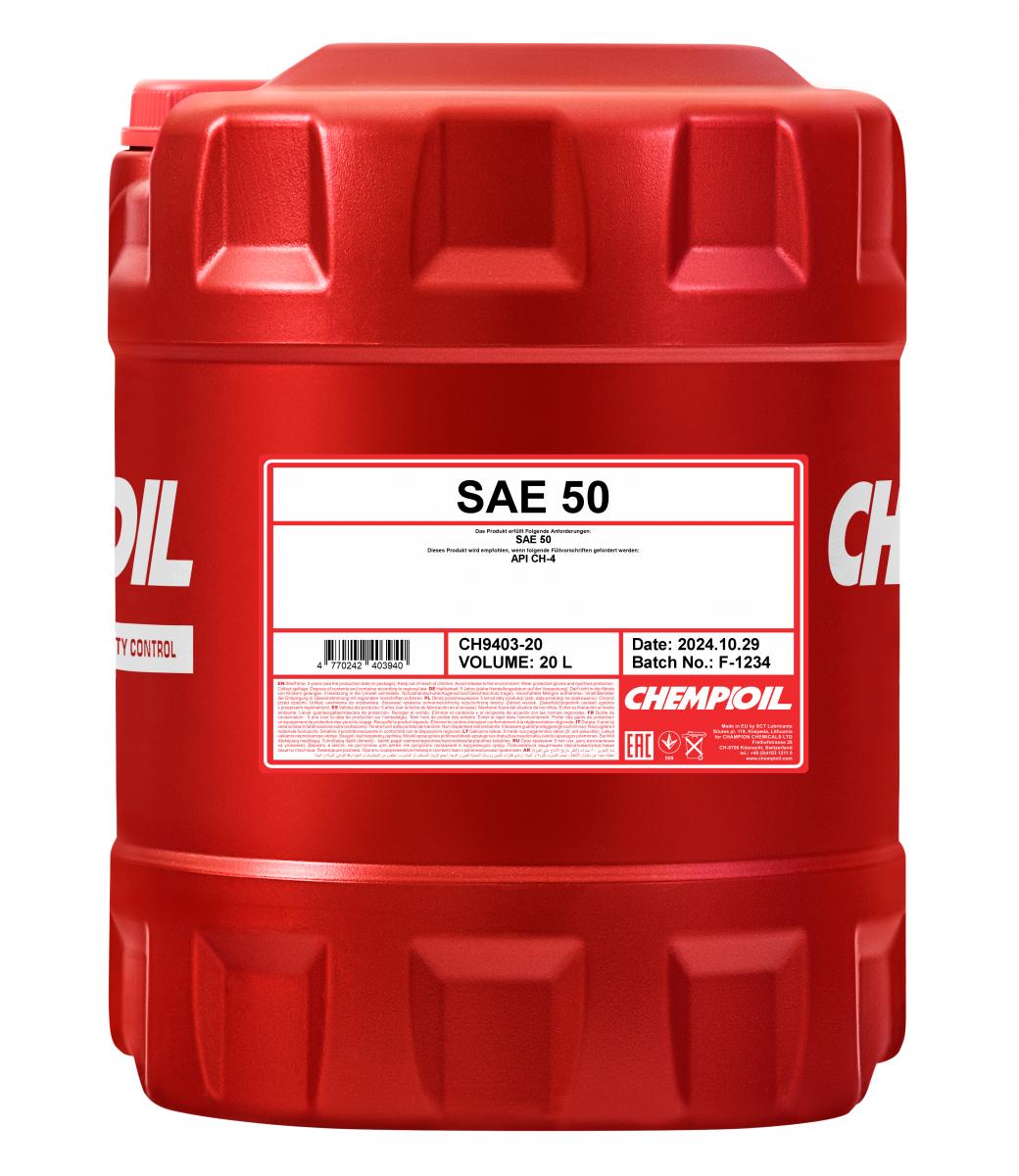 chempioil-sae-50-20l-front