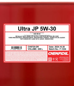 chempioil-ultra-jp-5w-30-208l-spec
