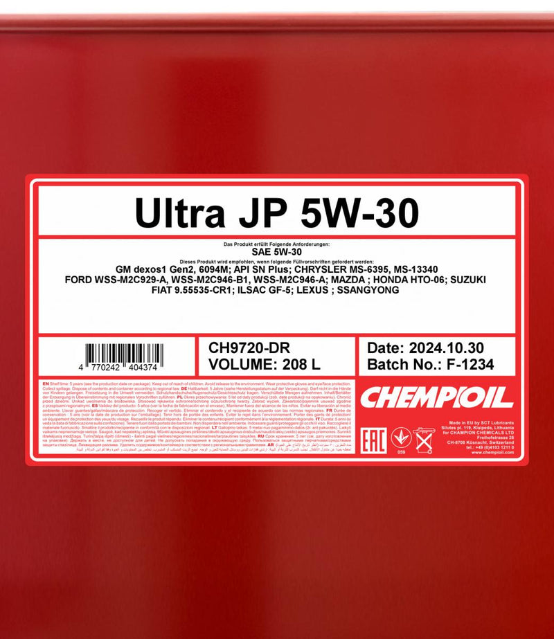 chempioil-ultra-jp-5w-30-208l-spec