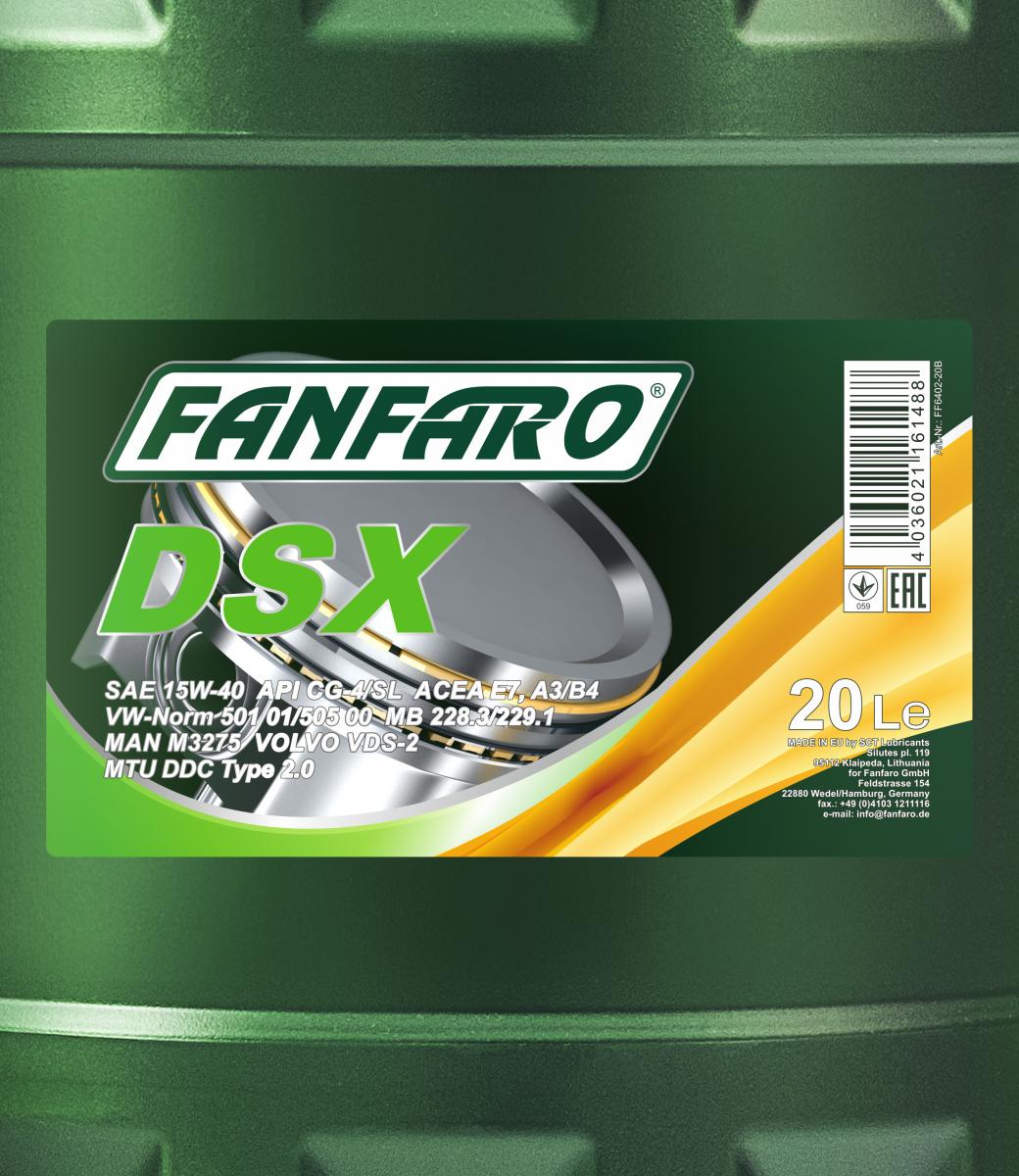 fanfaro-dsx-15w-40-20l-spec