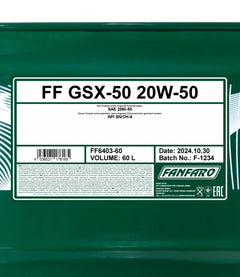 fanfaro-gsx-50-20w-50-60l-spec