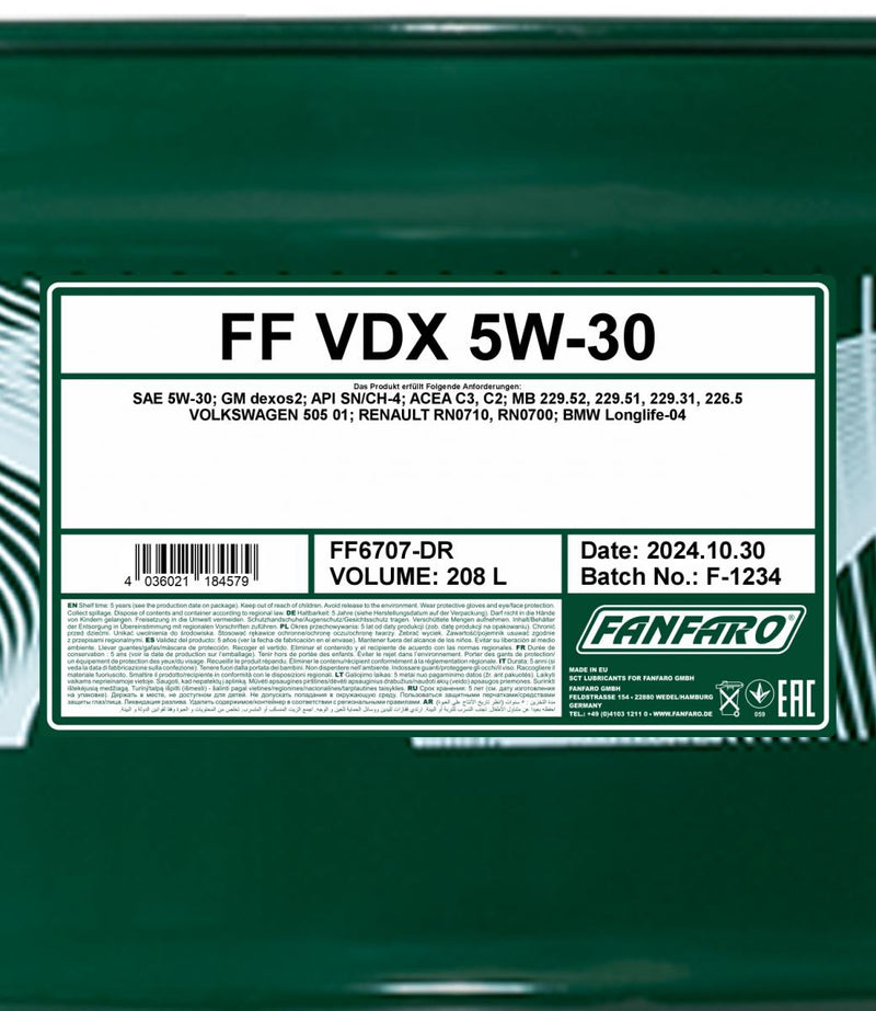 fanfaro-vdx-5w-30-208l-spec