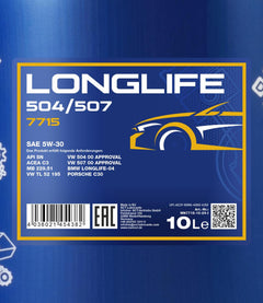 mannol-7715-longlife-504/507-5w-30-10l-spec