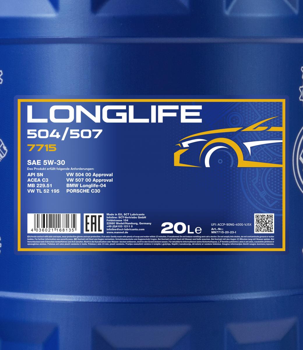 mannol-7715-longlife-504/507-5w-30-20l-spec