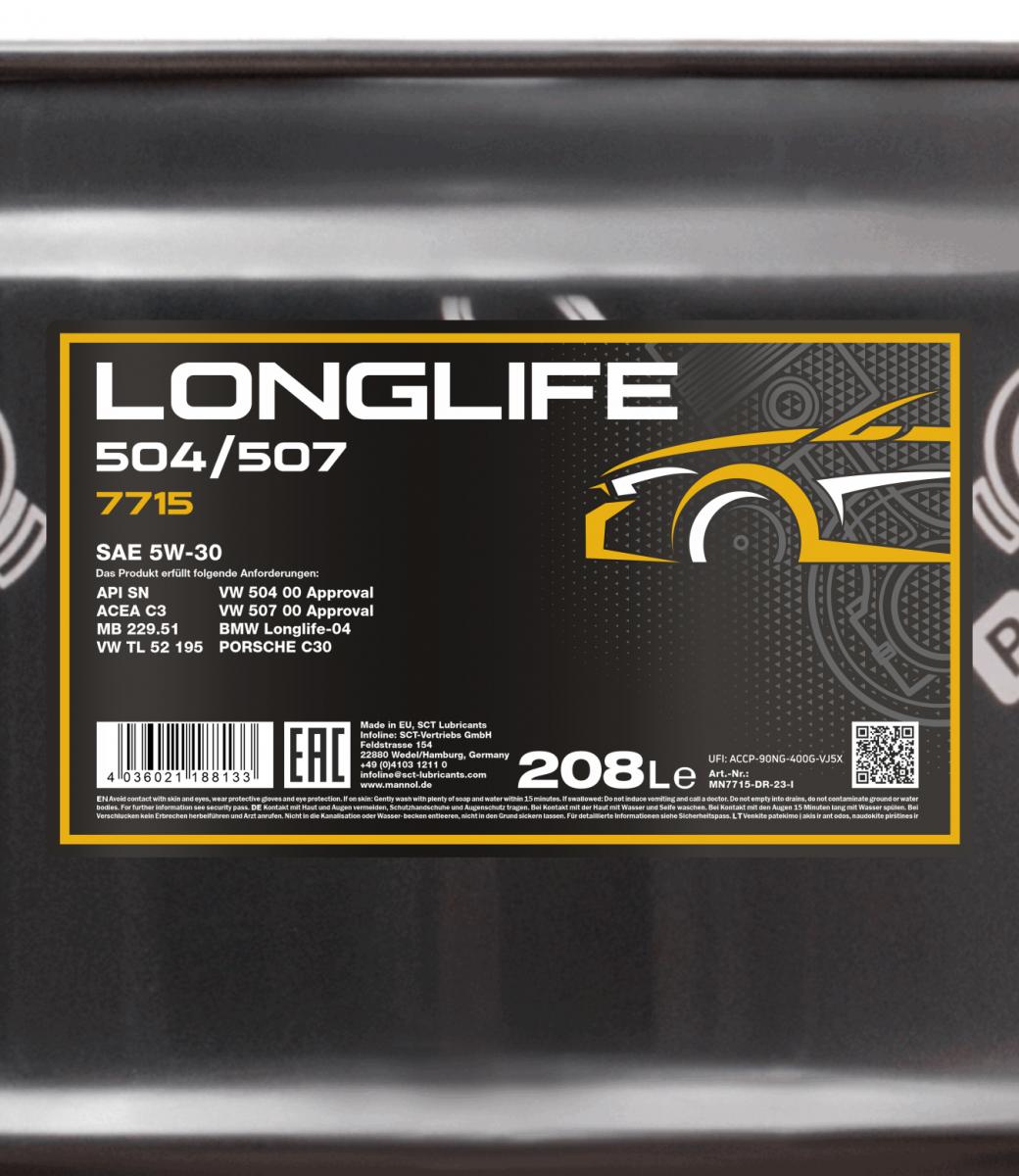 mannol-7715-longlife-504/507-5w-30-208l-spec