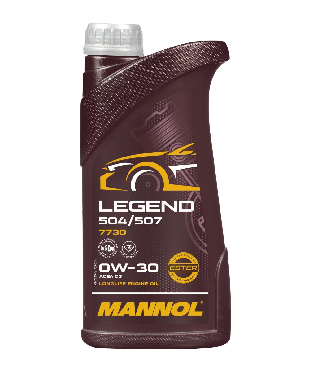 MANNOL 7730 Legend 504/507 0W-30-1l-front