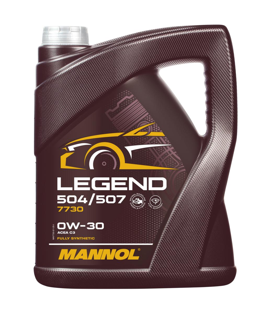 MANNOL 7730 Legend 504/507 0W-30-5l-front