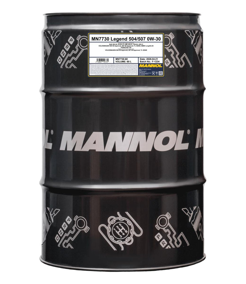 MANNOL 7730 Legend 504/507 0W-30-60l-front
