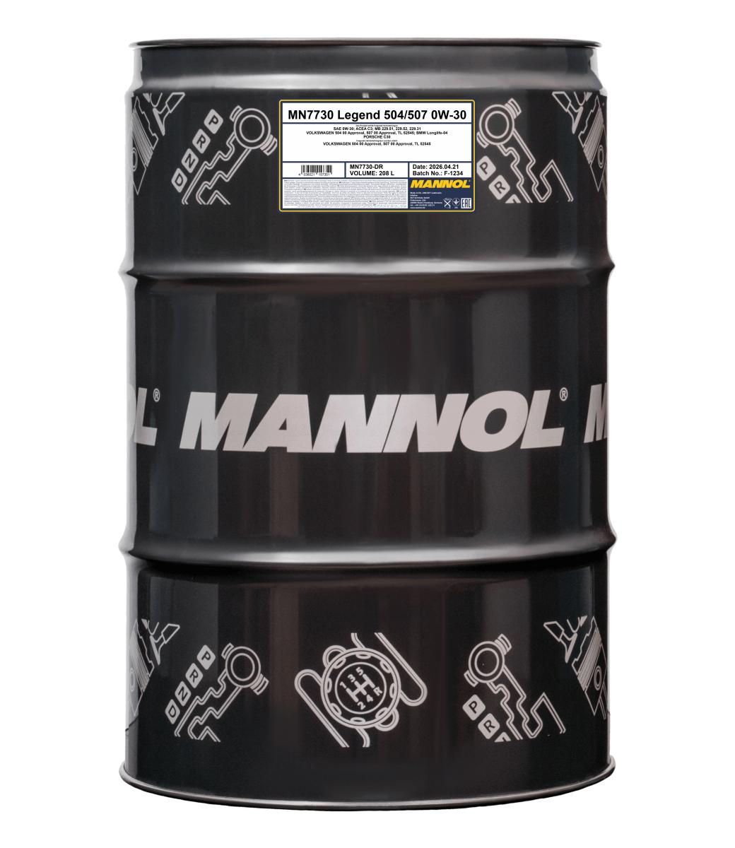 MANNOL 7730 Legend 504/507 0W-30-drum-front